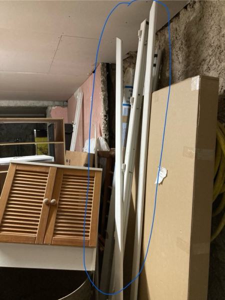 Baie vitr&eacute;e et volets en bois pas cher