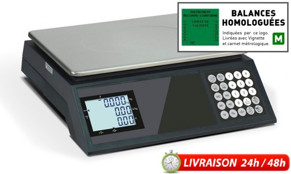 Balance commerciale homologu&eacute;e - neuve / livr&eacute;e