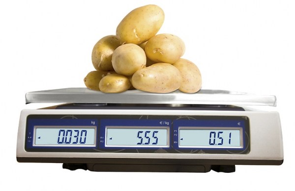 Vente Balance commerciale poids/prix 15 kg avec vignette