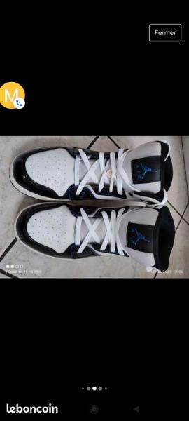 Baskets jordan blanches homme 43 pas cher