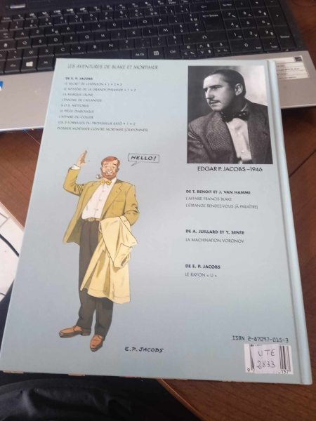 Annonce Bd " les aventures de blake &amp; mortimer n&deg; 8 "