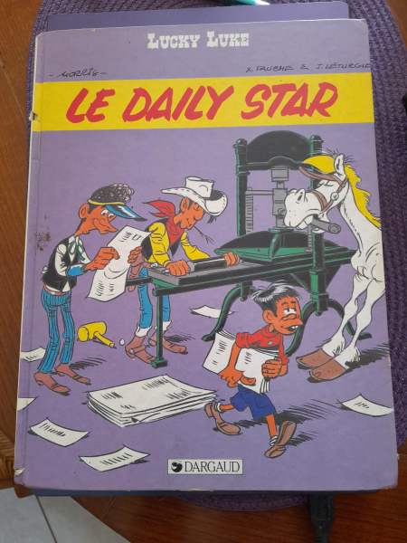 Bd lucky luke "le daily star"