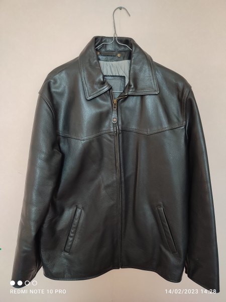 Blouson homme noir cuire redskin taille m