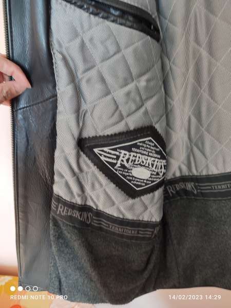 Annonce Blouson homme noir cuire redskin taille m