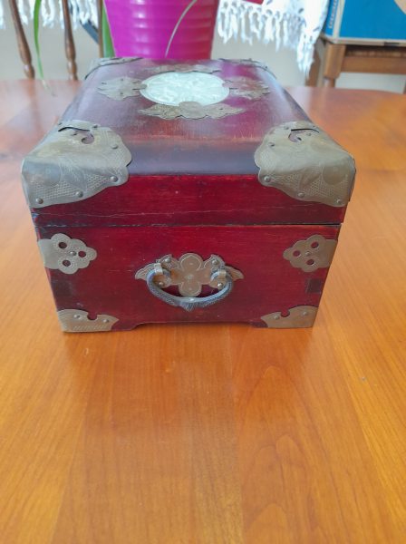 Vente Boite &agrave; bijoux en bois et laiton