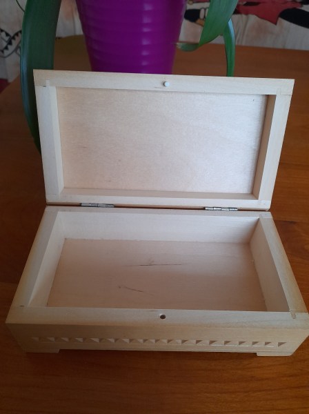 Vente Boite &agrave; bijoux en bois pyrograv&eacute;e