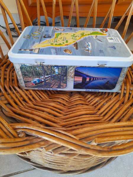 Boite &agrave; biscuit vide  ile d'ol&eacute;ron france pas cher