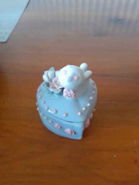 Boite c&eacute;ramique pour dent de lait