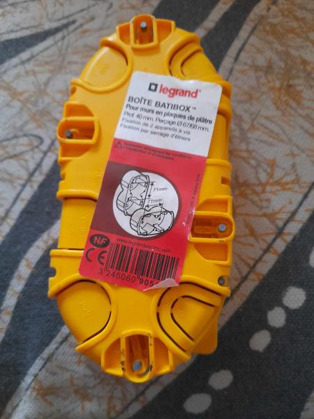 Vente Boîte d'appareillage cloisons sèches - 2 postes -