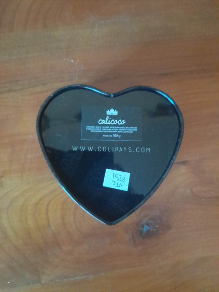 Vente Boîte en métal forme cœur publicitaire colipays -