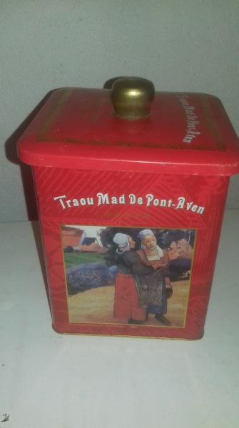 Boite en m&eacute;tal traou mad de pont aven pas cher