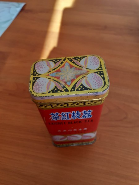 Boite m&eacute;tal illustration asiatique - pas cher