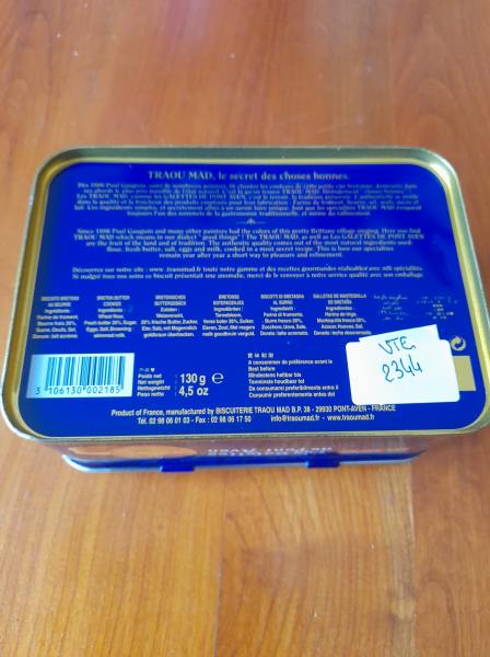 Annonce Boite m&eacute;tal publicitaire vide