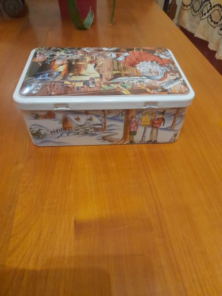 Boite m&eacute;tal publicitaire vide pas cher