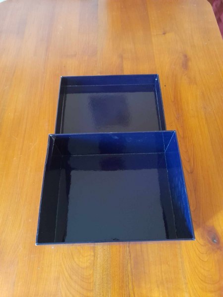 Boite publicitaire vide en carton yves saint laure pas cher