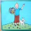 Boite tintin et milou estampillée herge