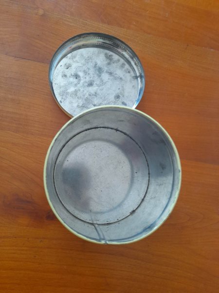 Vente Boite vide m&eacute;tal publicitaire isicrem - galliot ..