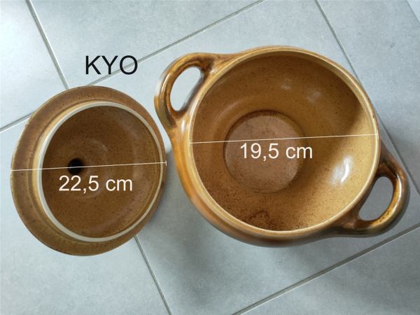 Annonce Marmite soupi&egrave;re ronde couvercle anses,terre cuite