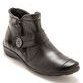Boots cuir double zip avec aérosemelle