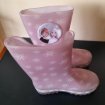 Annonce Bottes en caoutchouc la reine des neiges ii- rose