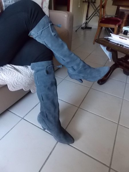 Vente Bottes en daim