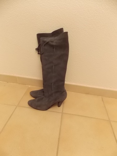 Bottes en daim