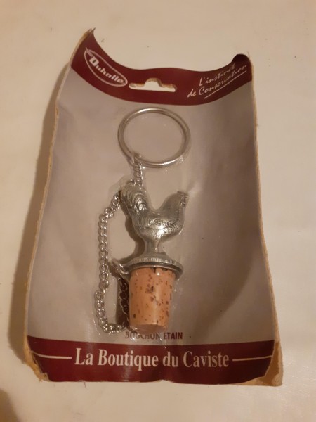 Bouchon coq en &eacute;tain