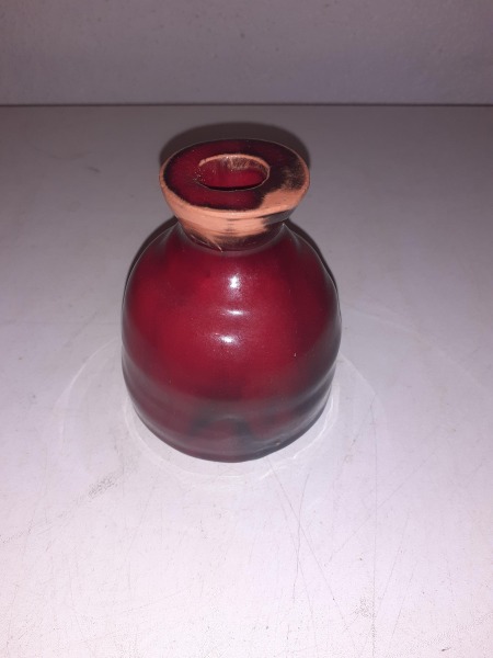 Bougeoir en terre cuite