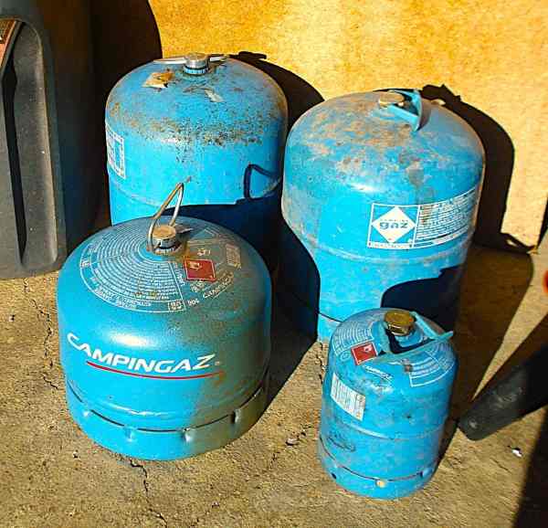 Bouteilles camping gaz type 907, 904, vides