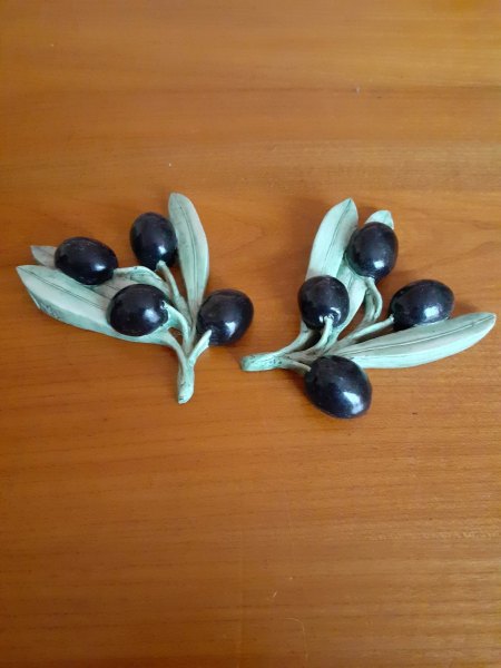 Branche feuille d'olivier 3d - décoration