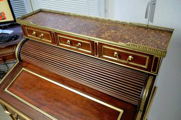 Bureau &agrave; cylindre louis xvi &ndash; xix&egrave;me pas cher