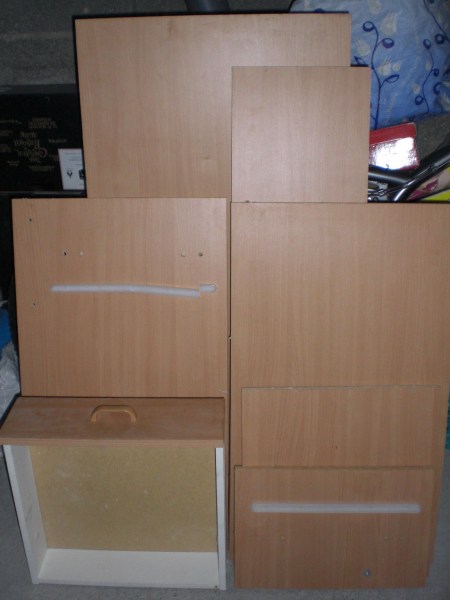 Bureau bois ou miroir 51,5 cm