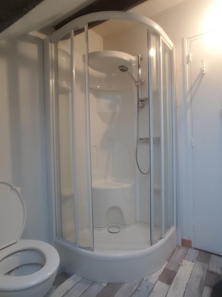 Cabine de douche quart de tour complète