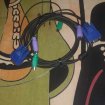 Cable 1 vga male -2 ps2 males vers 1vga male- 2 ps