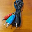 Cable adaptateur 1 prise jack vers 3 rca males