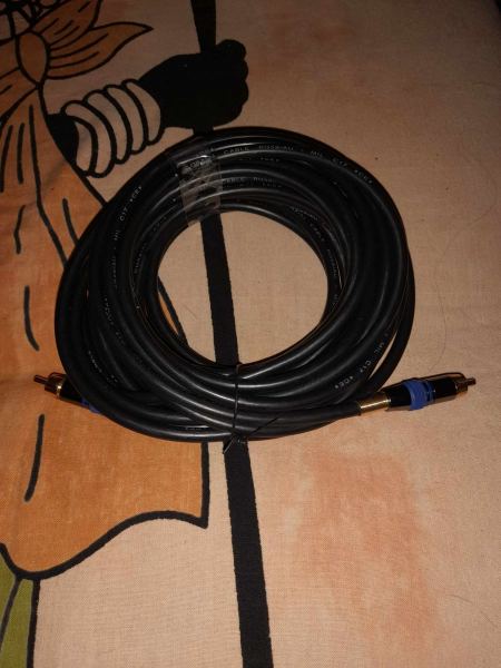 Vente Cable coaxial rg59 audio 10 m&egrave;tres