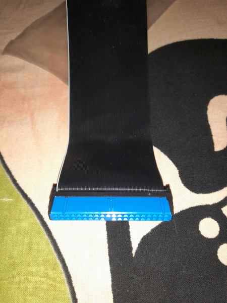 C&acirc;ble plat ide 40 pin 45 cm 80 fils - 39+1 pin pas cher