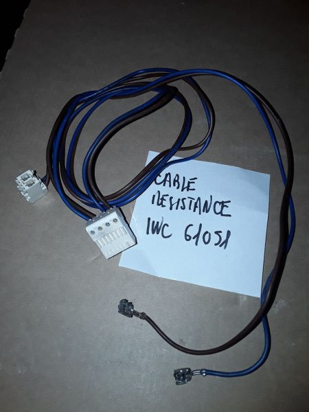 Cable resistance lave linge