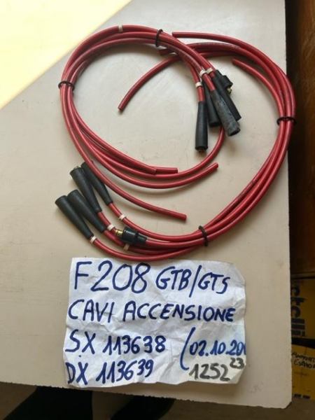 Cables d'allumage pour ferrari 208 gtb/gts pas cher