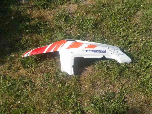 Annonce Cache lat&eacute;ral droit blanc tigre honda 900 cbr 1993