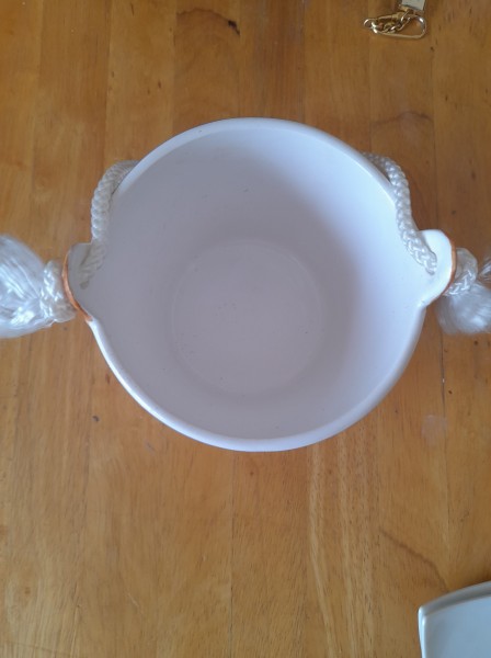 Cache pot forme seau a suspension pas cher