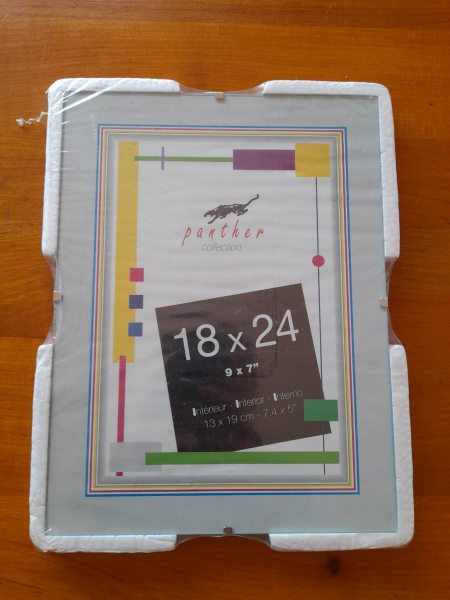 Cadre en verre &agrave; fixer 18 x 24 cm