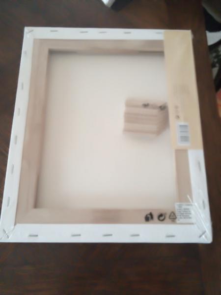 Vente Cadre toile de lin vierge 25 x 30 cm