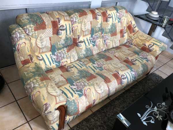 Canapé 3 places en tissu pas cher