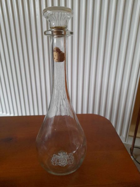 Annonce Carafe en verre cognac " fortis et fidelis "