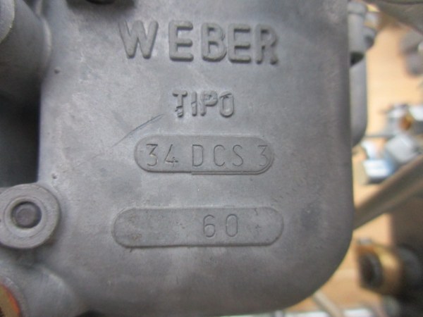Carburateurs et collecteur weber 34dcs 2/3 pas cher