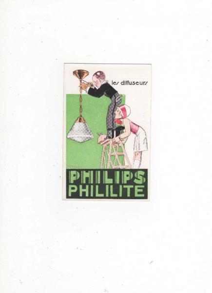 Carte postale phililite philips