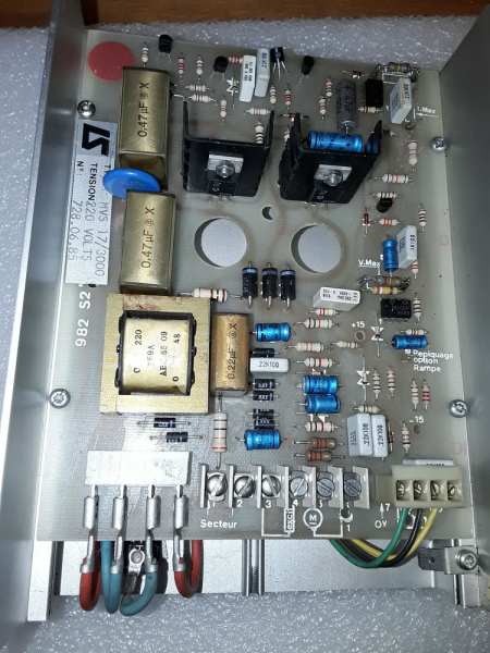 Carte variateur vitesse mvs 17/3000