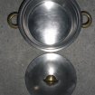 Casserole inox-plateau 96,5 cm-plat verre micro-on