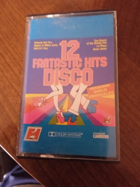 Cassette audio "12 fantastic hits disco "